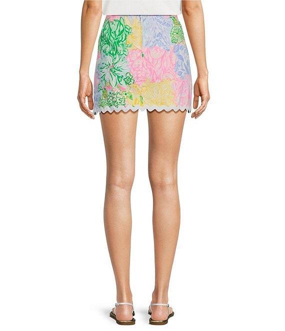 Lilly Pulitzer Multi Sun Of A Bun Print Mid Rise Ric Rac Skort Product Image