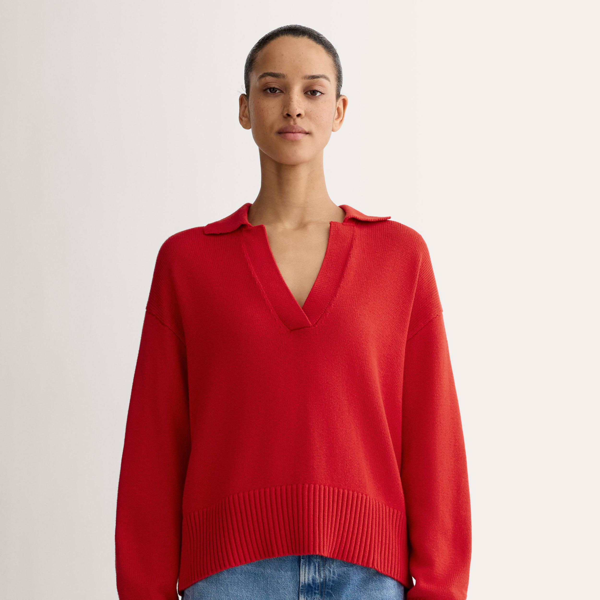The Boxy Polo in Everyday Cotton Product Image