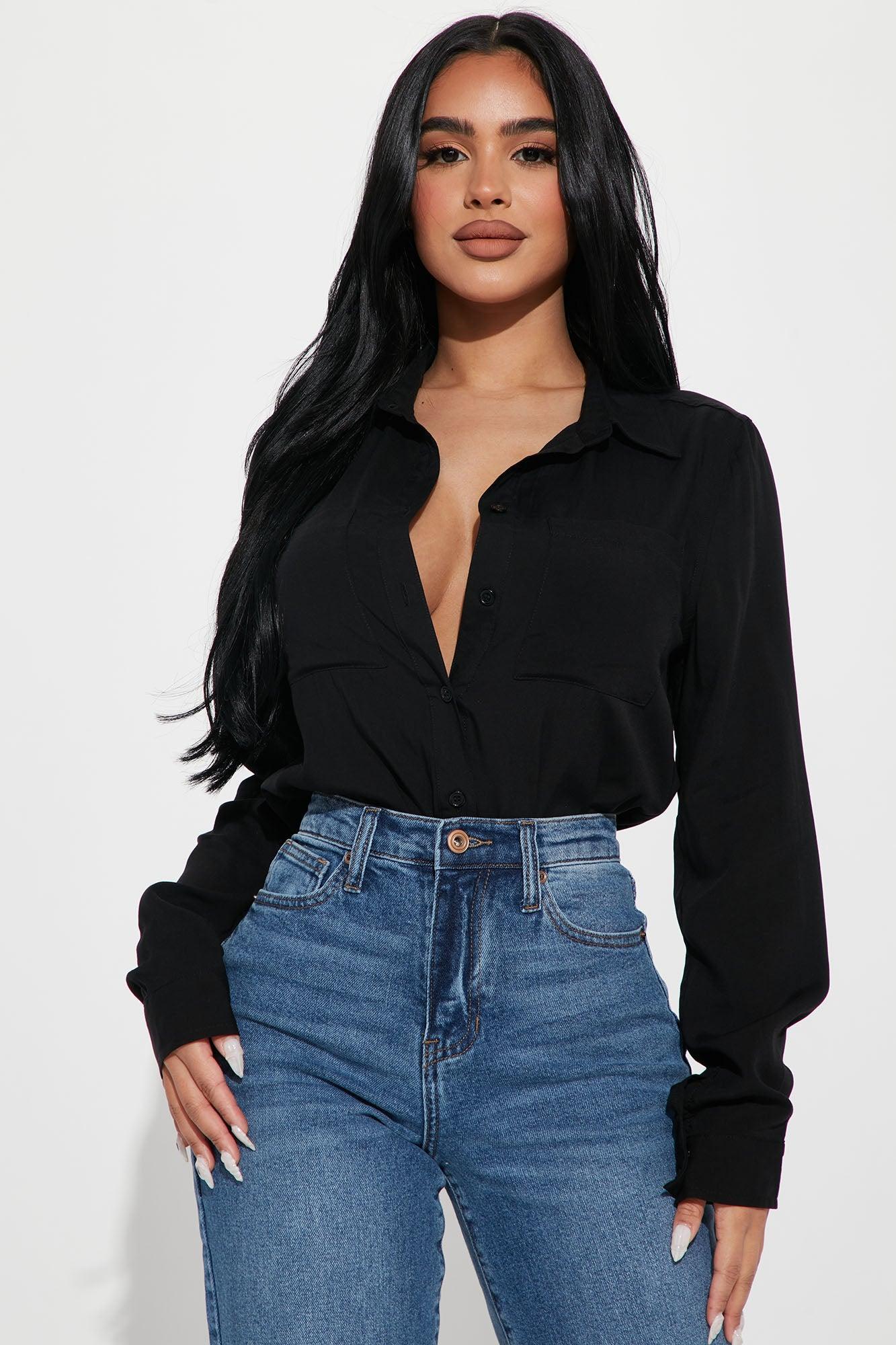 You Better Work Bodysuit - Black Product Image