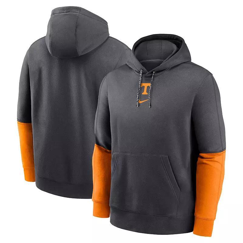 Mens Nike Anthracite/Tennessee Orange Tennessee Volunteers Sideline Club Pullover Hoodie Product Image