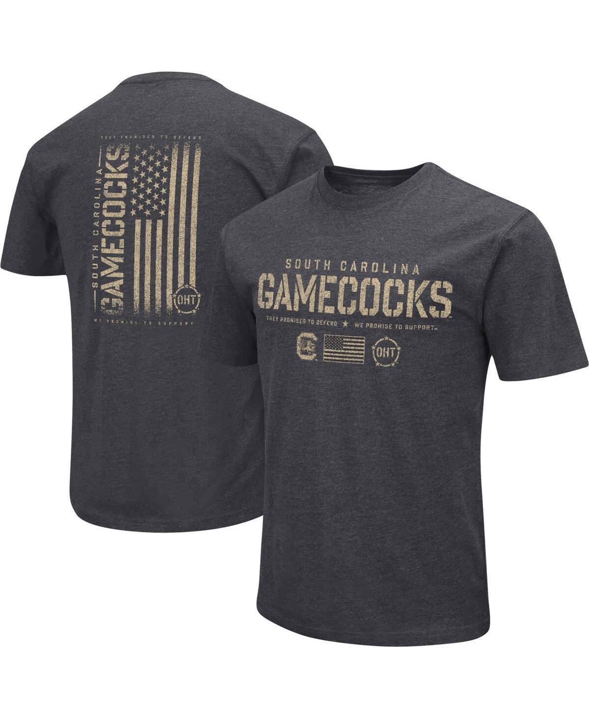 Men's Colosseum Heather Black Ole Miss Rebels Big & Tall OHT Military Appreciation Playbook T-Shirt, Size: 3XLT, Charco Product Image