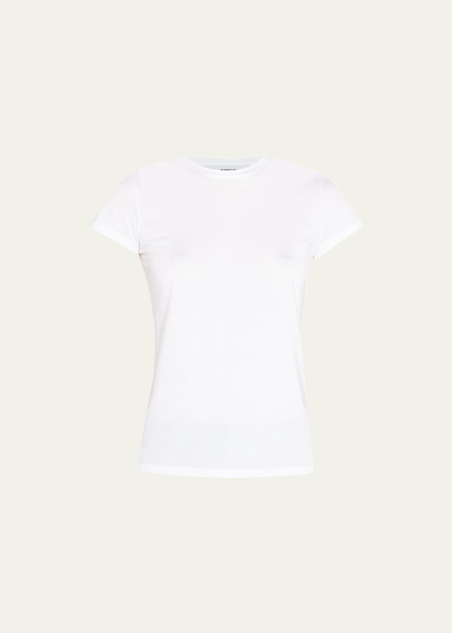 Essential Crewneck Pima Cotton Tee Product Image