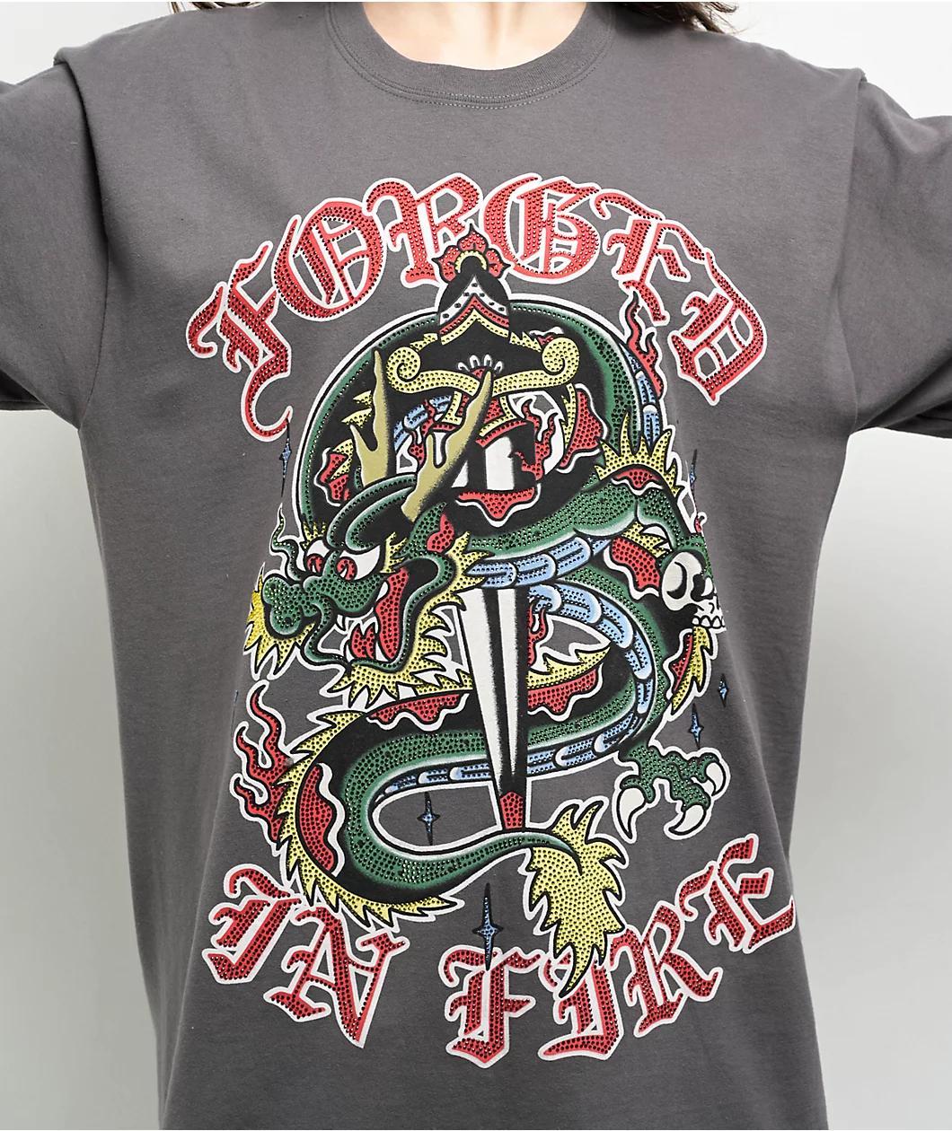 Ninth Hall Forged In Fire Charcoal T-Shirt Product Image
