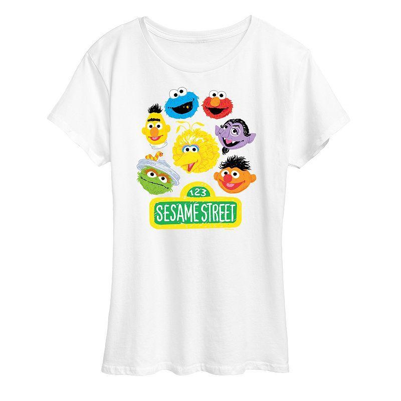 Womens Thankful Pumpkins Graphic Tee Grey Gray Product Image