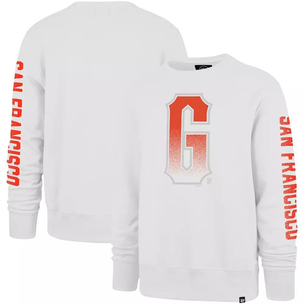Men's '47 White San Francisco Giants City Connect Legend Headline Pullover Sweatshirt, Size: XL Product Image