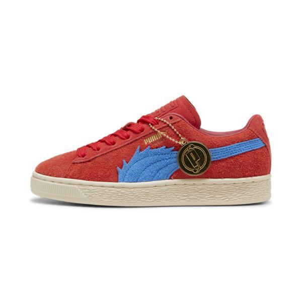 PUMA x ONE PIECE Suede Buggy Big Kids Sneakers in For All Time Red/Ultra Blue Product Image