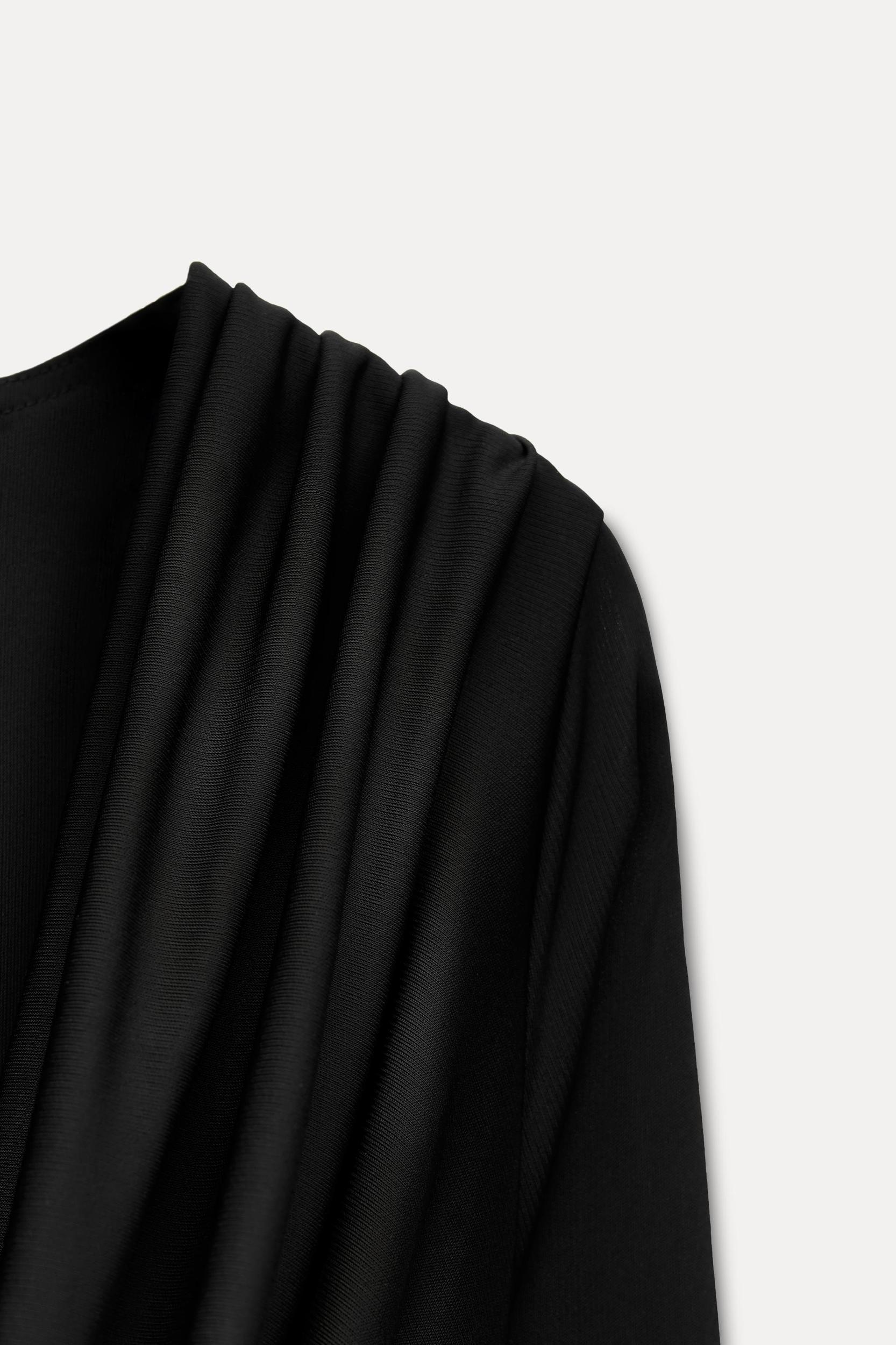 SHORT DRESS WITH RUCHING Product Image