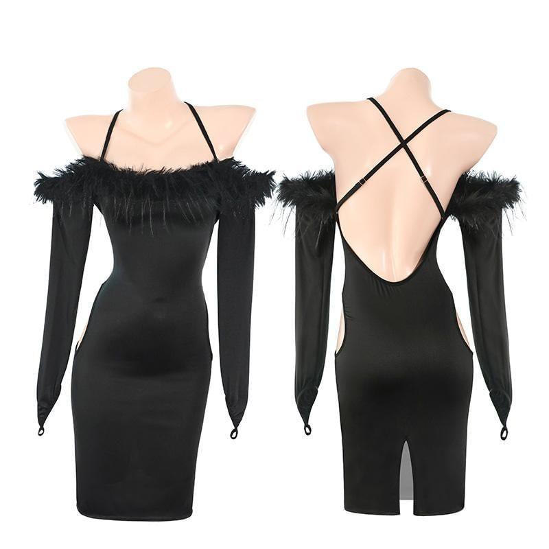 Lingerie Fluffy Babydoll Set Product Image