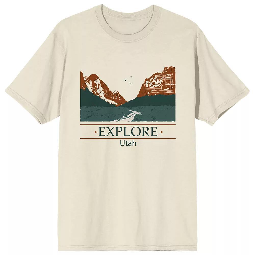 Men's Adventure Society Utah Tee, Size: XXL, Beige Product Image