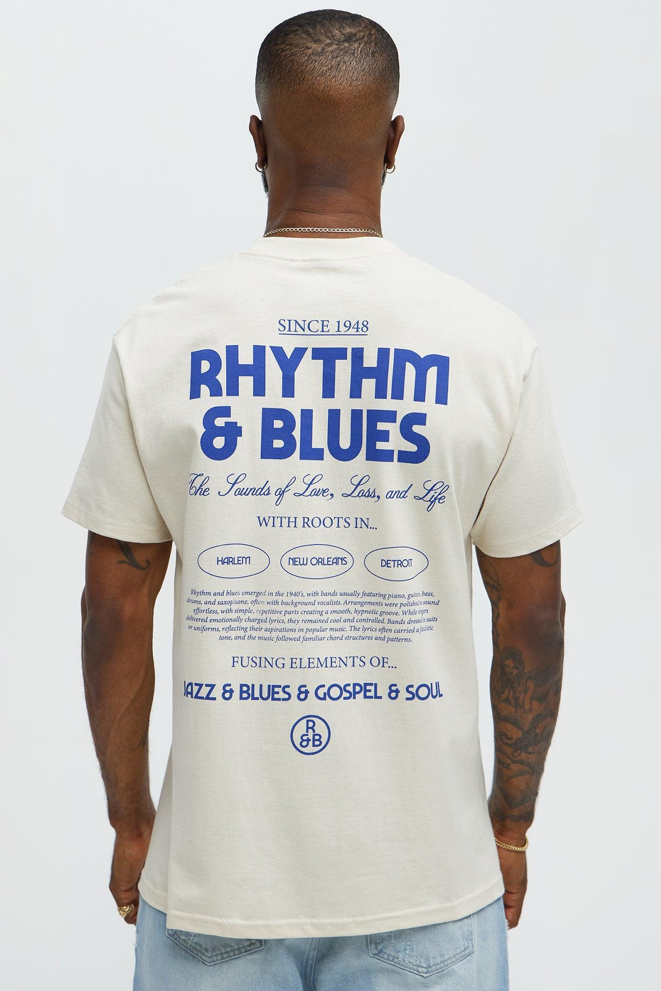 Rhythm & Blues Short Sleeve Tee - Cream Product Image