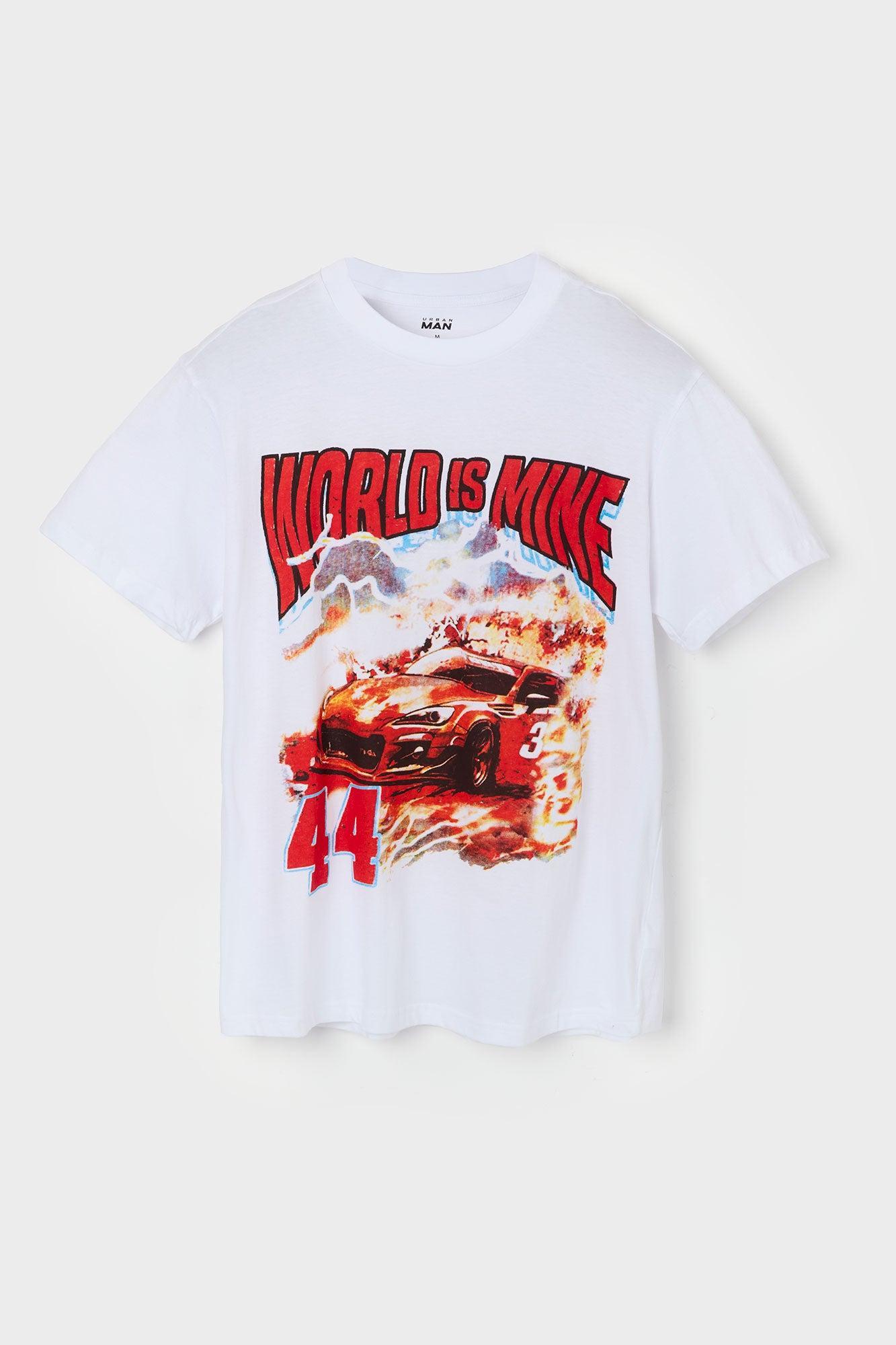 World is Mine Graphic T-Shirt Male Product Image