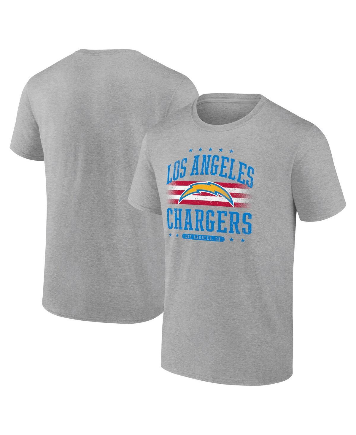 Mens Fanatics Gray Los Angeles Chargers Americana T-Shirt Product Image