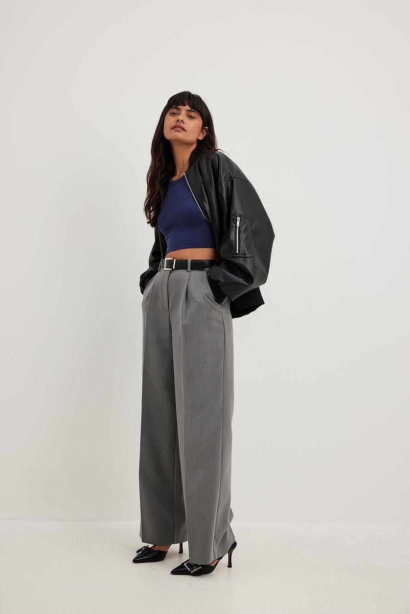Ribbed Cropped Tank Product Image