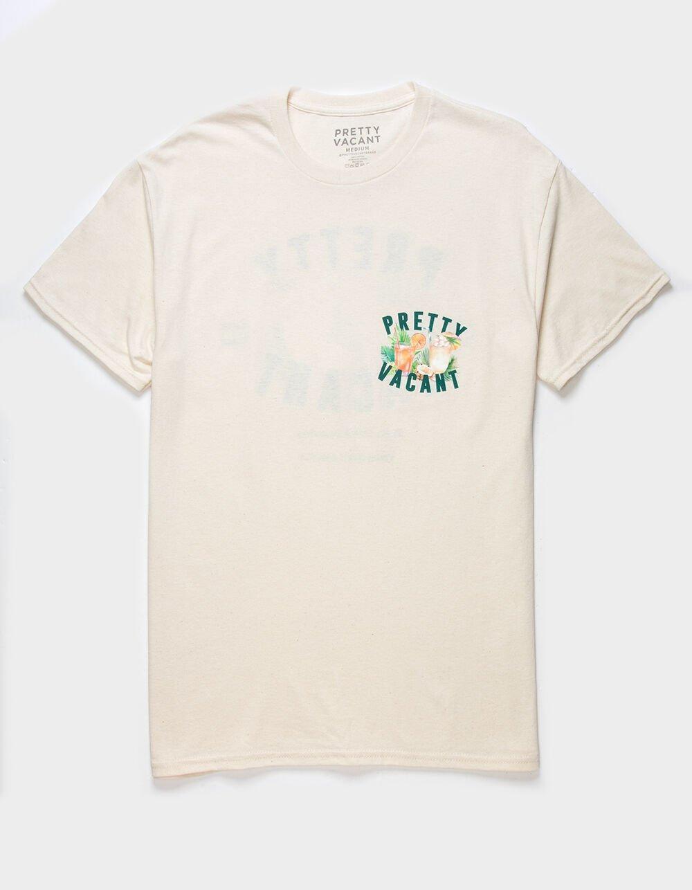 PRETTY VACANT Vacation Mens Tee - NATURAL Product Image