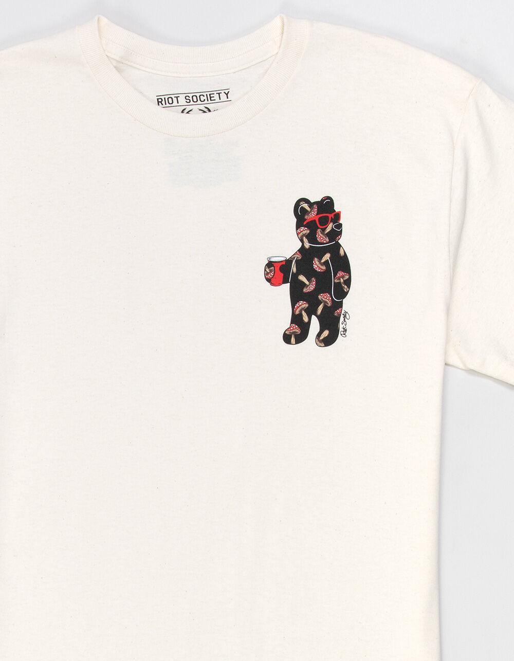 RIOT SOCIETY Riot Bear Mushrooms Mens Tee Product Image