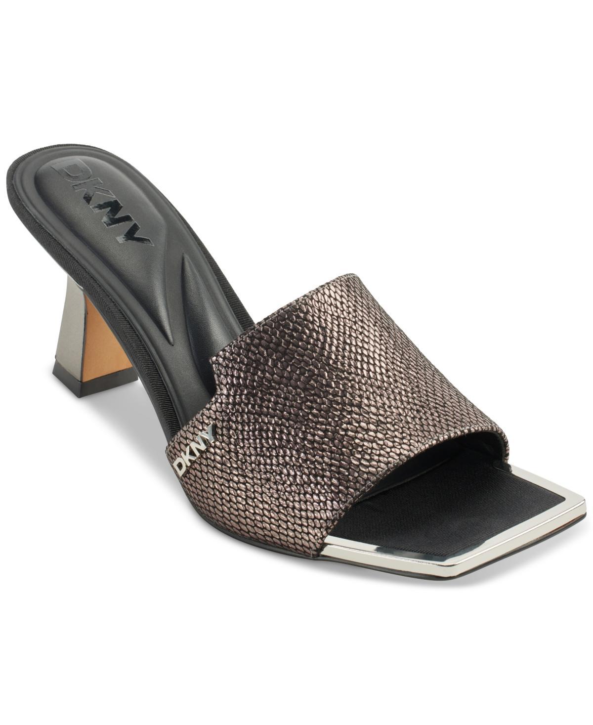 Dkny Womens Kailyn Square Toe Slide Sandals Product Image
