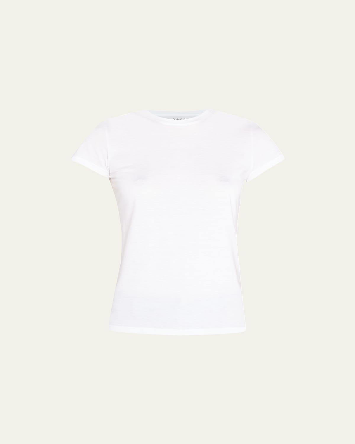 Essential Crewneck Pima Cotton Tee Product Image
