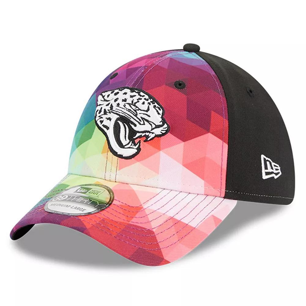 Men's New Era  Pink Jacksonville Jaguars 2023 NFL Crucial Catch 39THIRTY Flex Hat, Size: Small/Medium Product Image