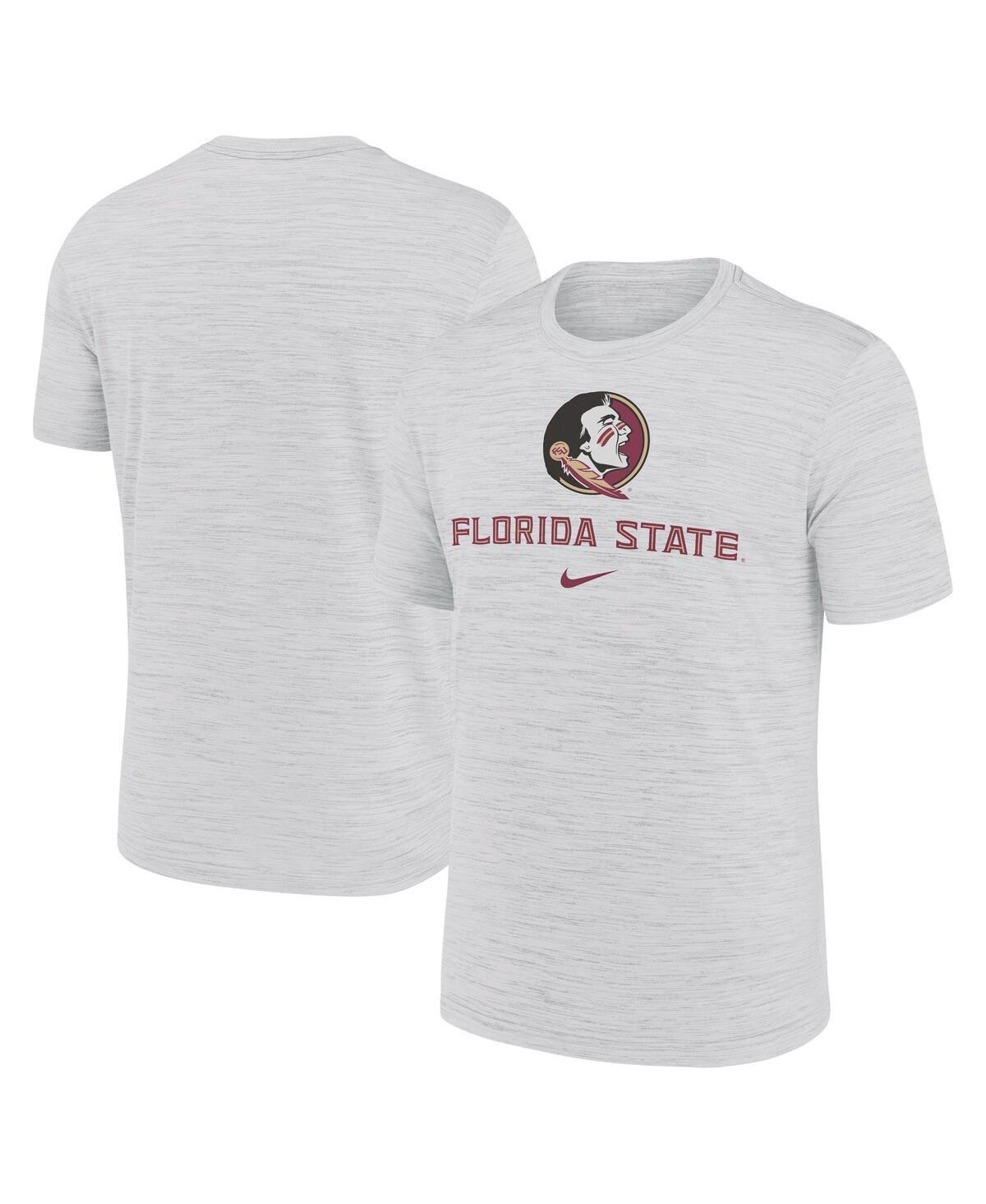 Men's Nike White Florida State Seminoles Primetime Velocity T-Shirt, Size: Small Product Image