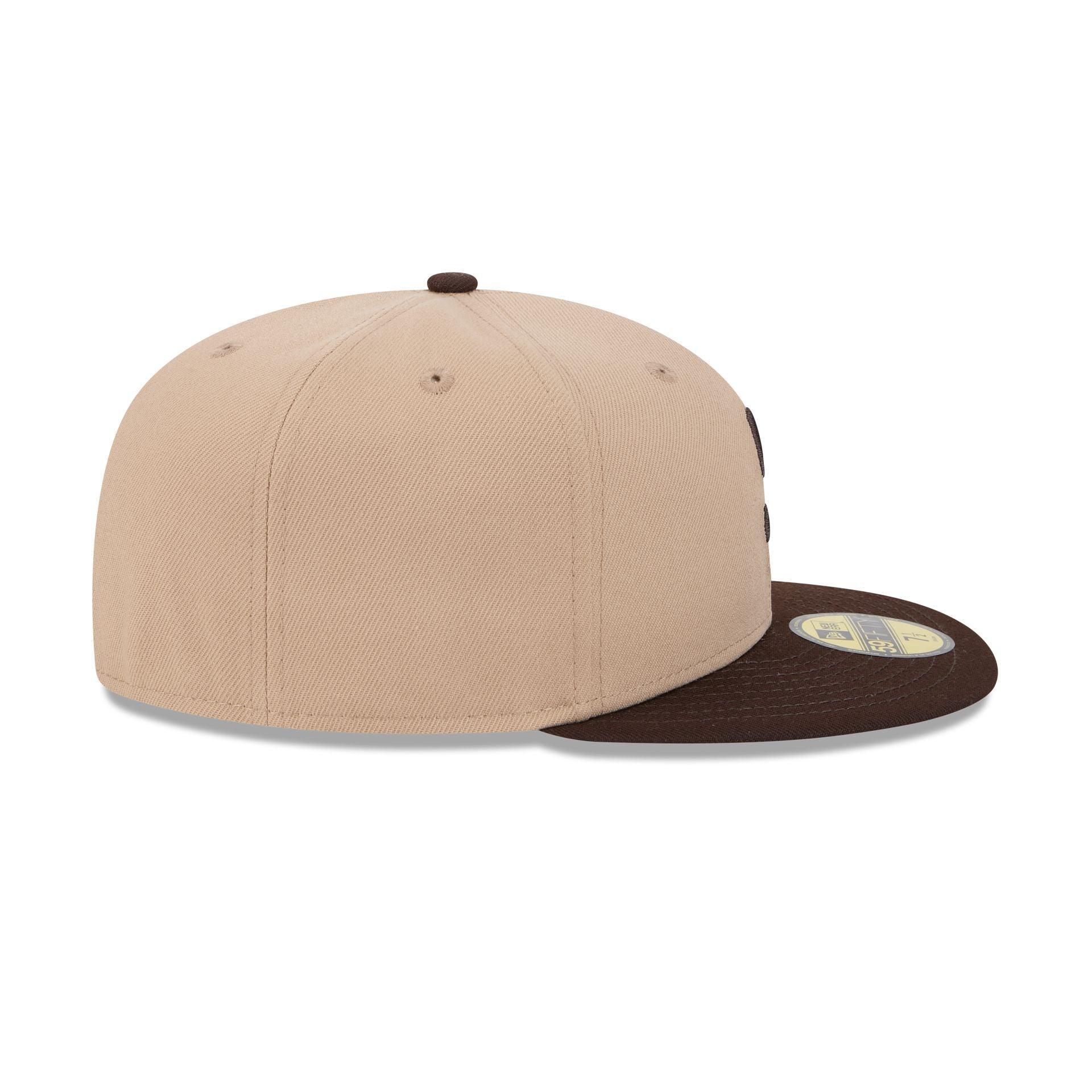 Chicago Bulls Camel 59FIFTY Fitted Hat Male Product Image
