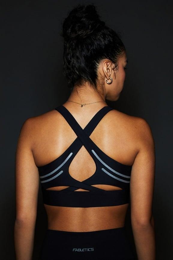 No-Bounce Reflective High Impact Sports Bra Product Image