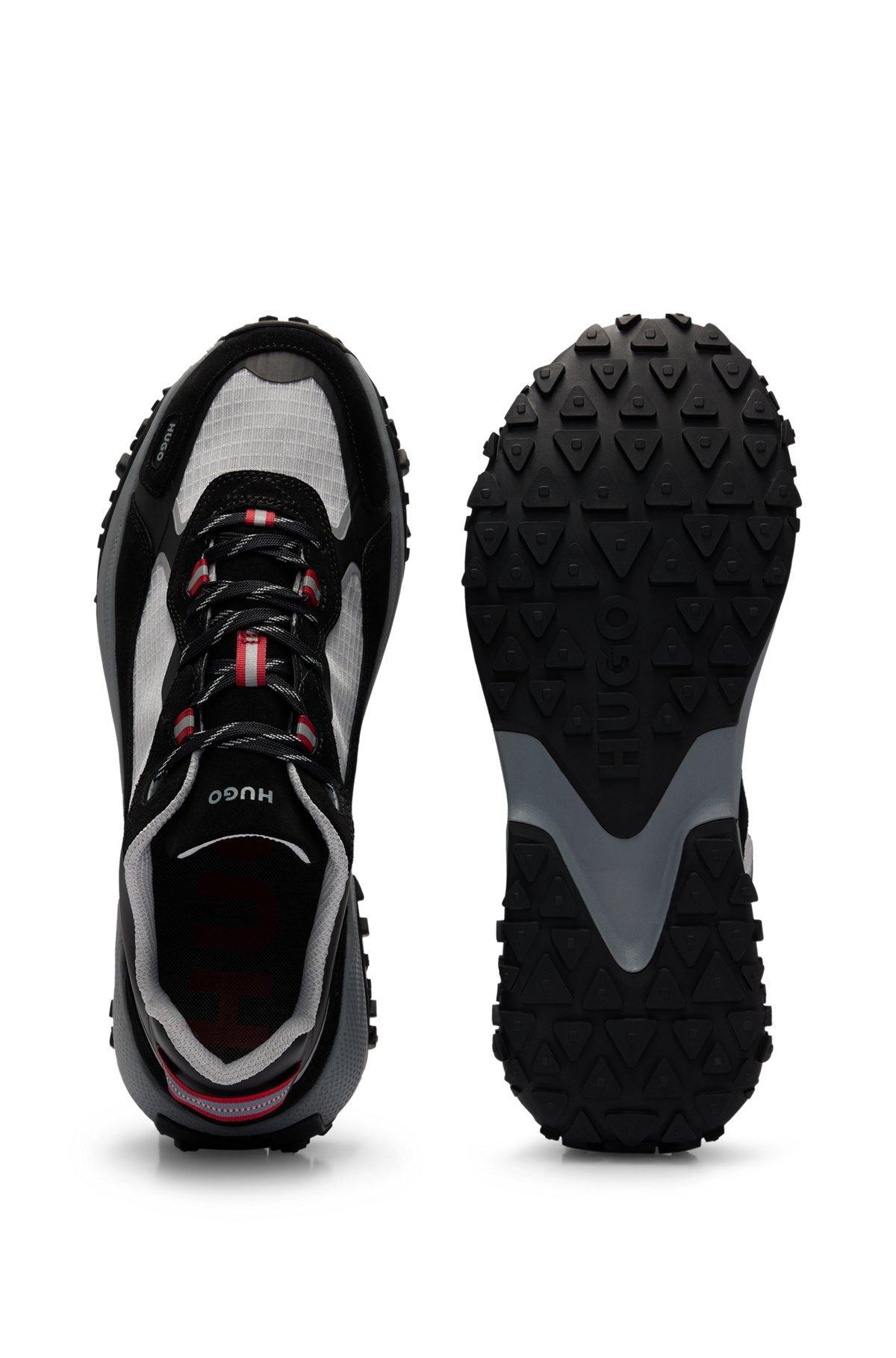 Mixed-material trainers with ripstop mesh Product Image