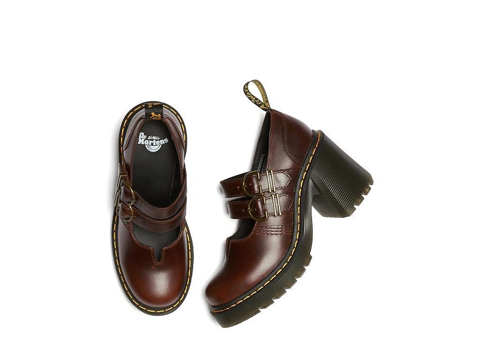 Eviee Leather Mary Jane Heeled Shoes Product Image