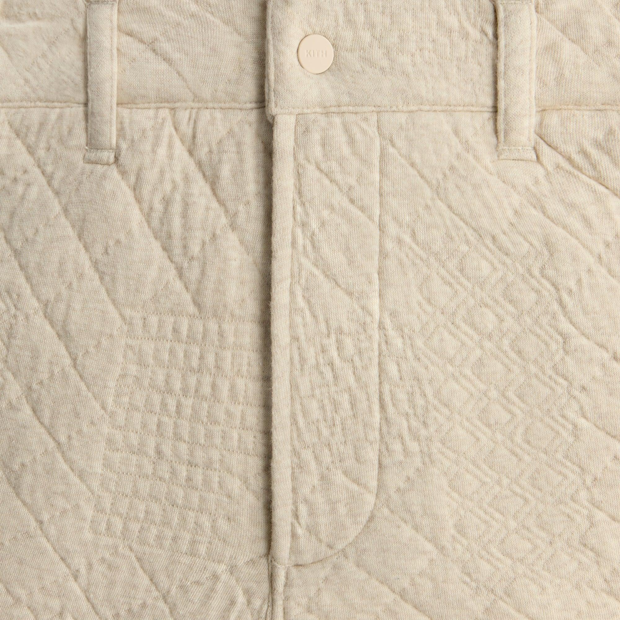 Kith Mixed Stitch Interlock Garrison Pant - Sandy Heather Male Product Image