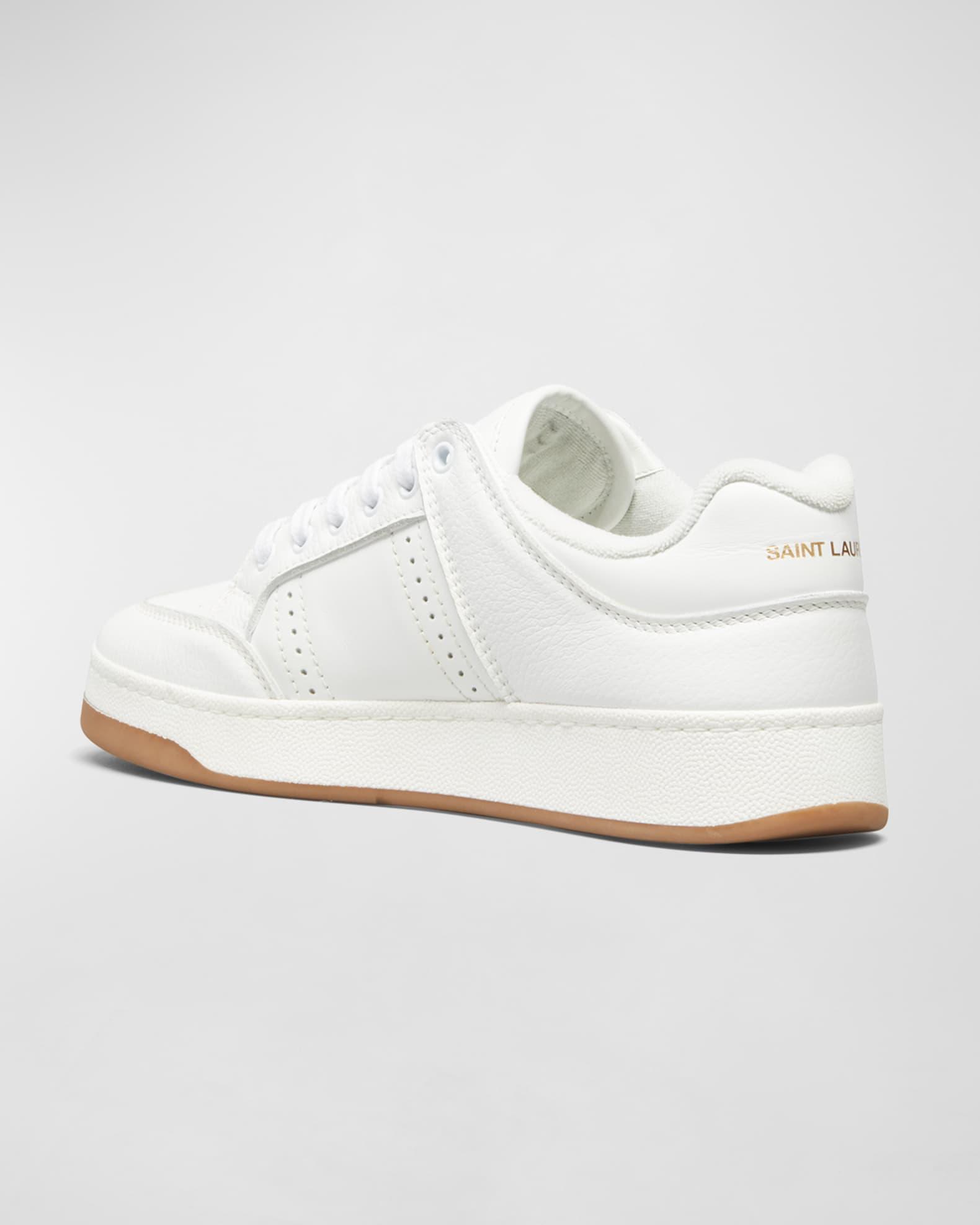 Men's SL61 Perforated Leather Low-Top Sneakers Product Image
