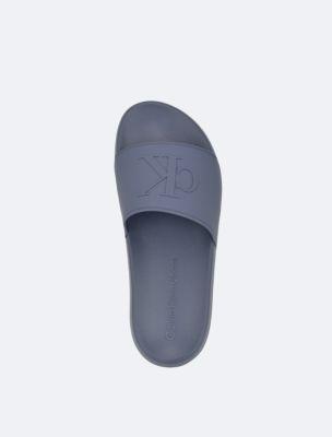 Calvin Klein Men's Men's Winston Slide - Grey - 7 Product Image
