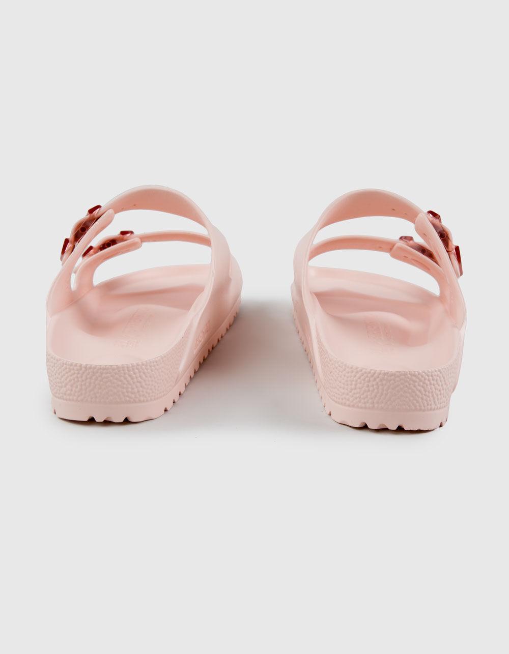 BIRKENSTOCK Arizona Stealth Buckle EVA Womens Sandals - ROSE Product Image