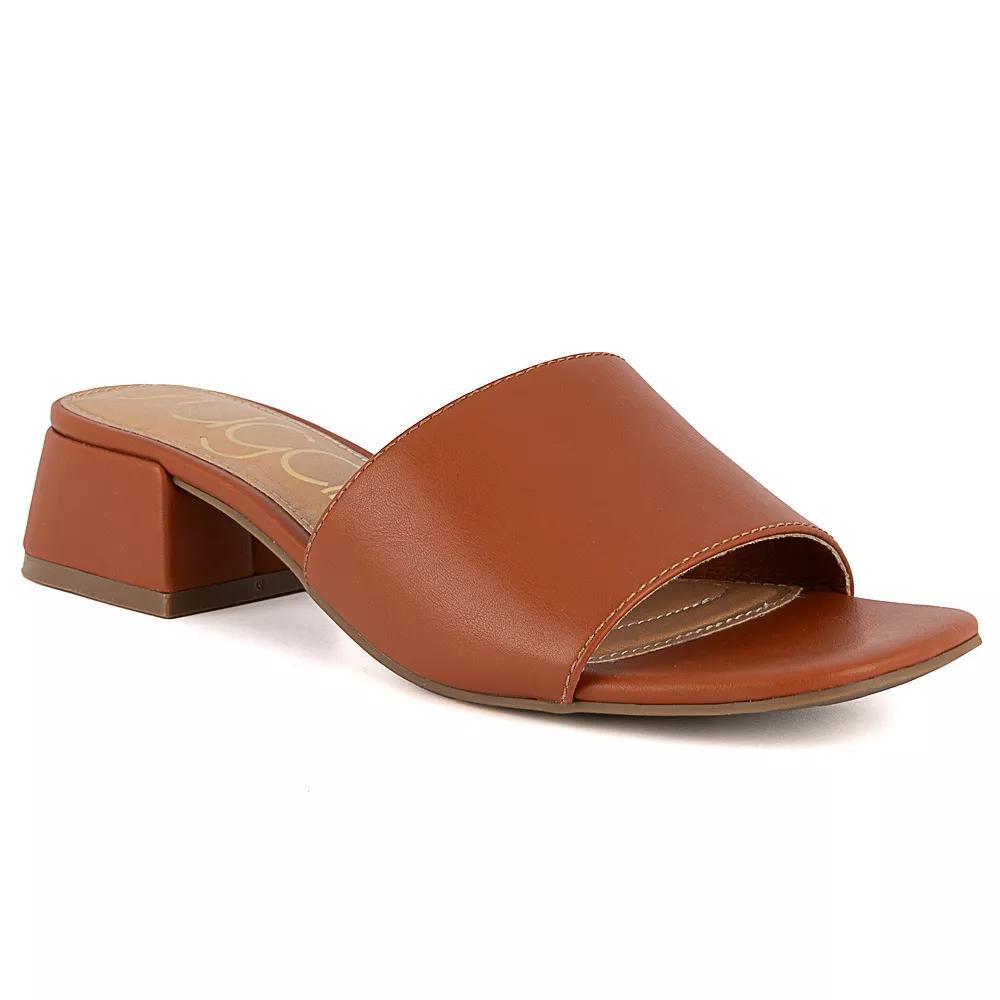 sugar Uniform 3 Womens Block Heel Sandals Red Product Image