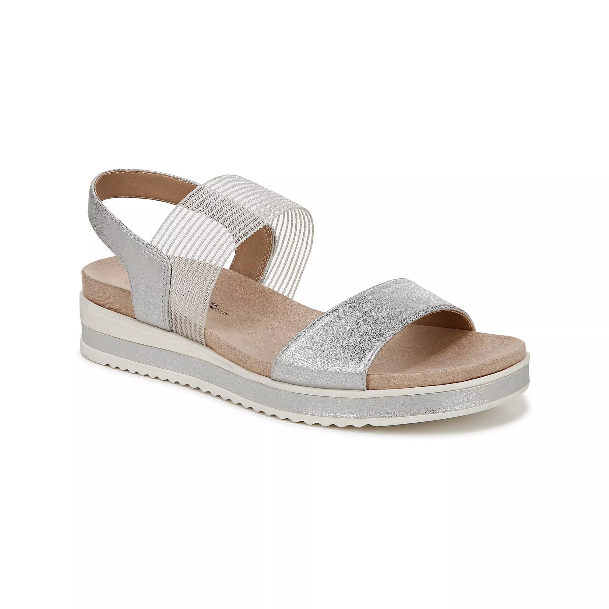 LifeStride Zing Women's Sandals, Size: 8, Silver Product Image