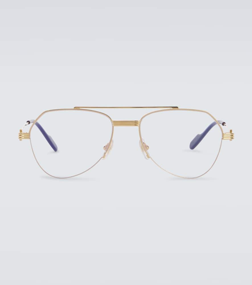 CARTIER Panthère De  Glasses In Gold Product Image