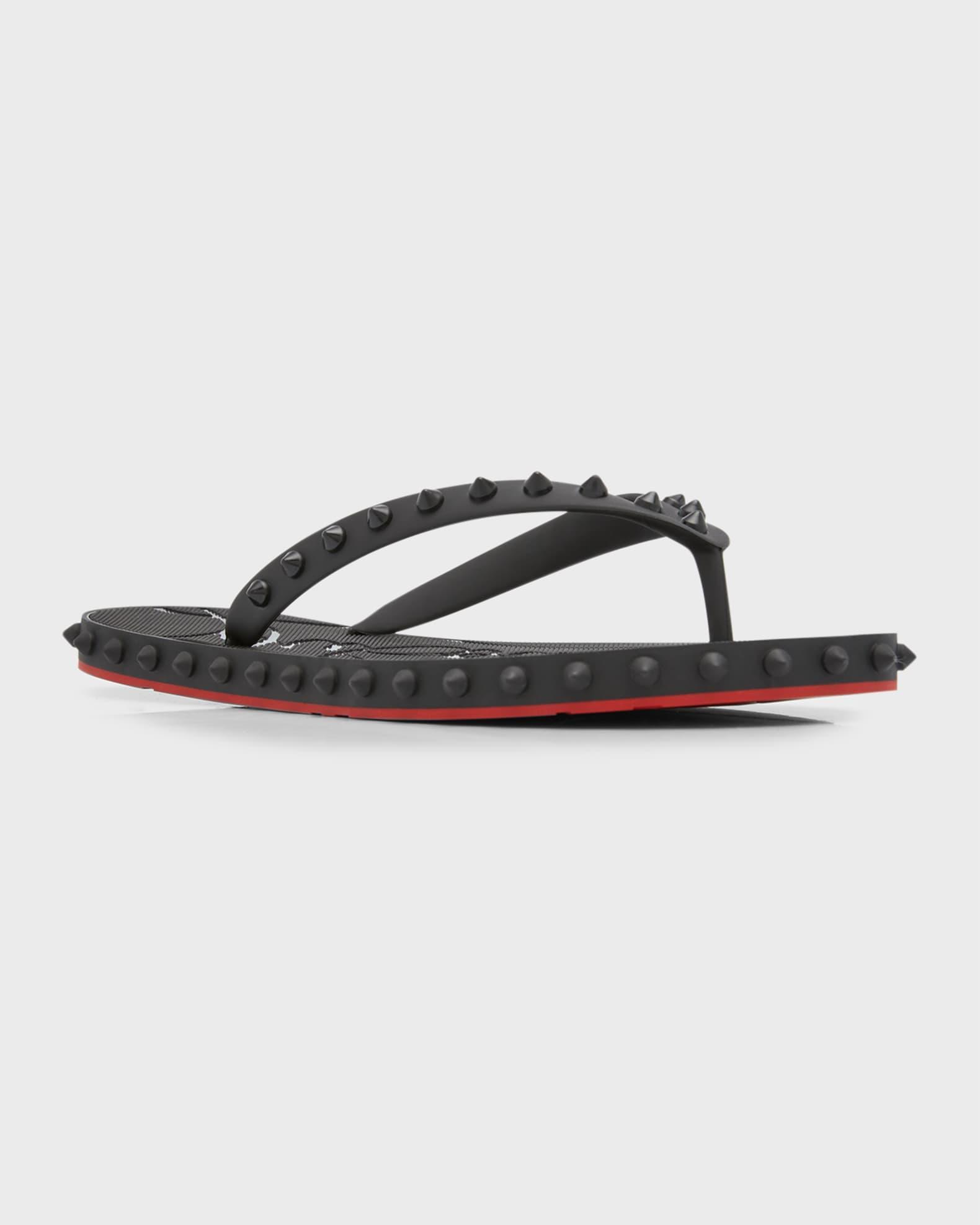 Loubi Donna Spike Red Sole Flip Flops Product Image