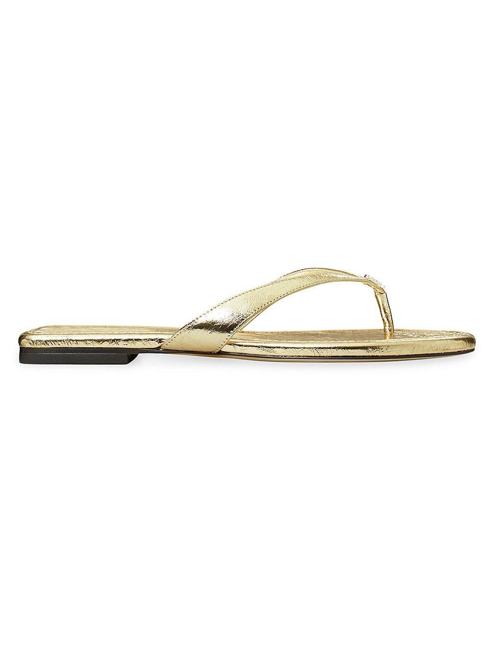 Tory Burch Womens Capri Leather Flip Flop Sandals Product Image