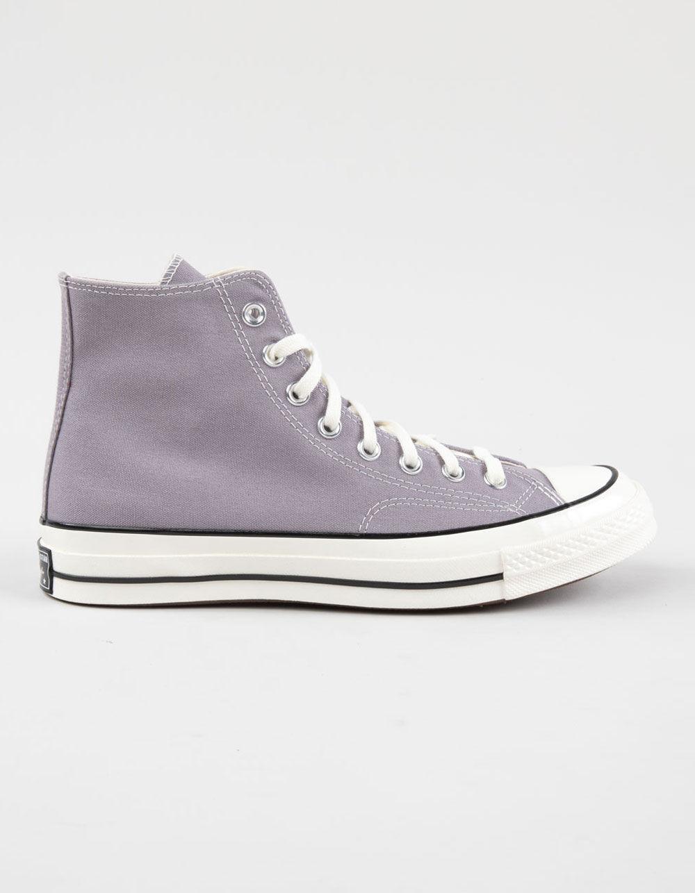 CONVERSE Chuck 70 High Top Shoes - PURPLE SILVER Product Image