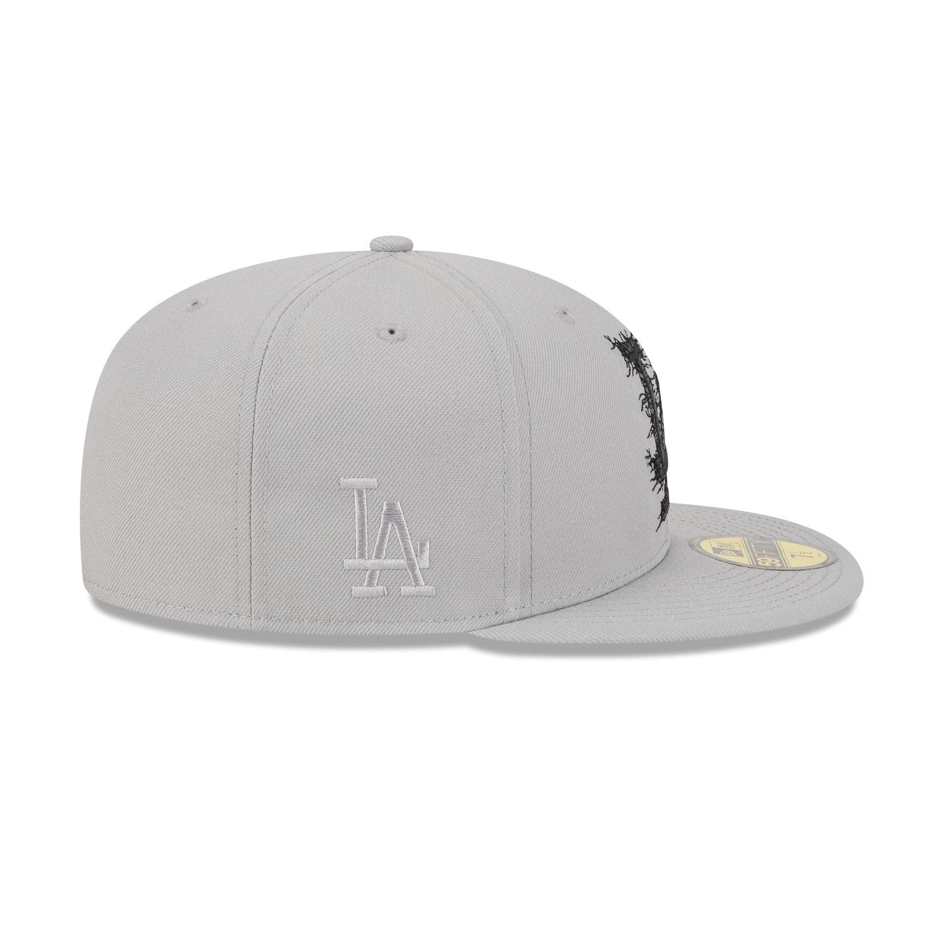Los Angeles Dodgers Cracked Cement 59FIFTY Fitted Hat Male Product Image