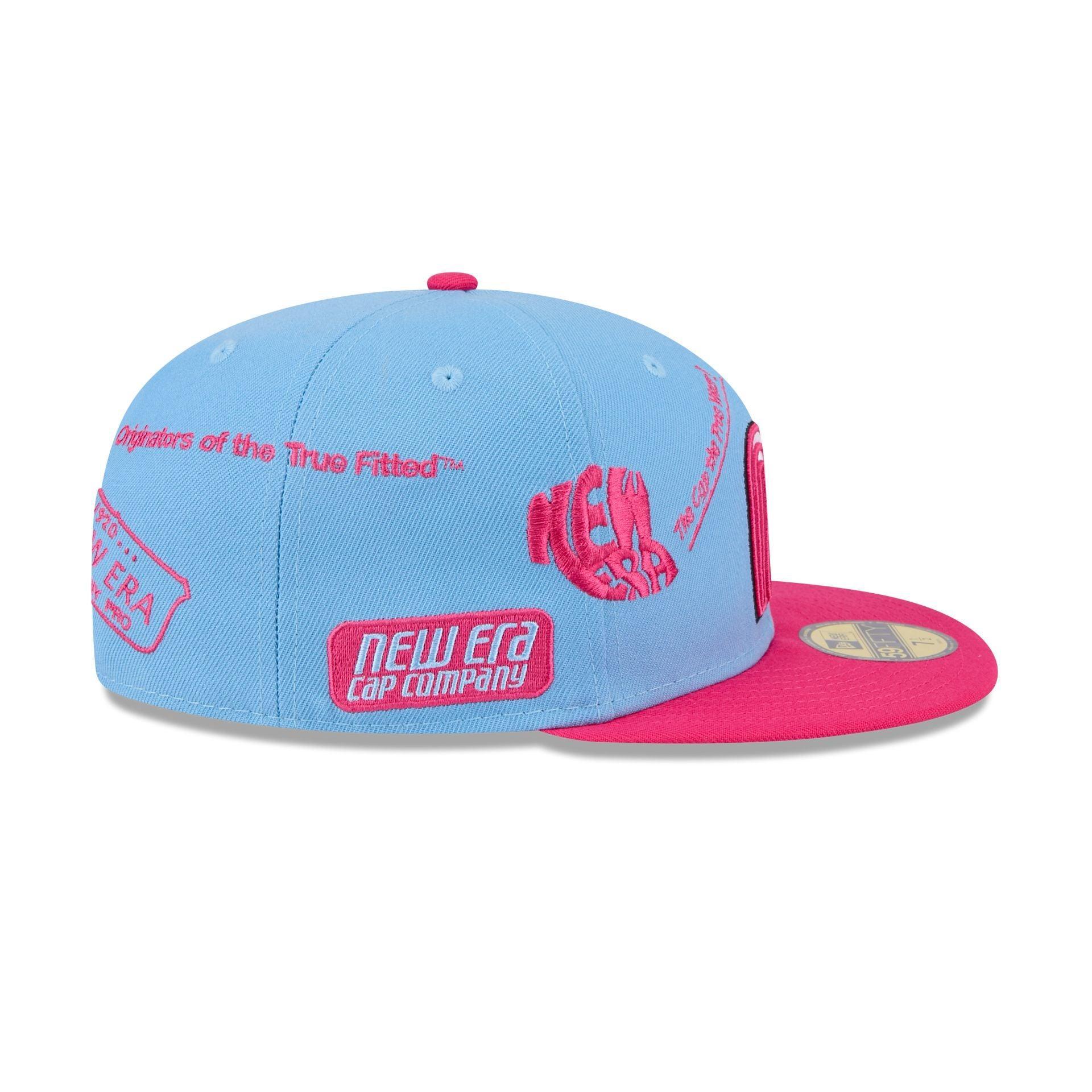 Mexico Baseball New Era Anniversary Logos Sky Blue 59FIFTY Fitted Hat Male Product Image