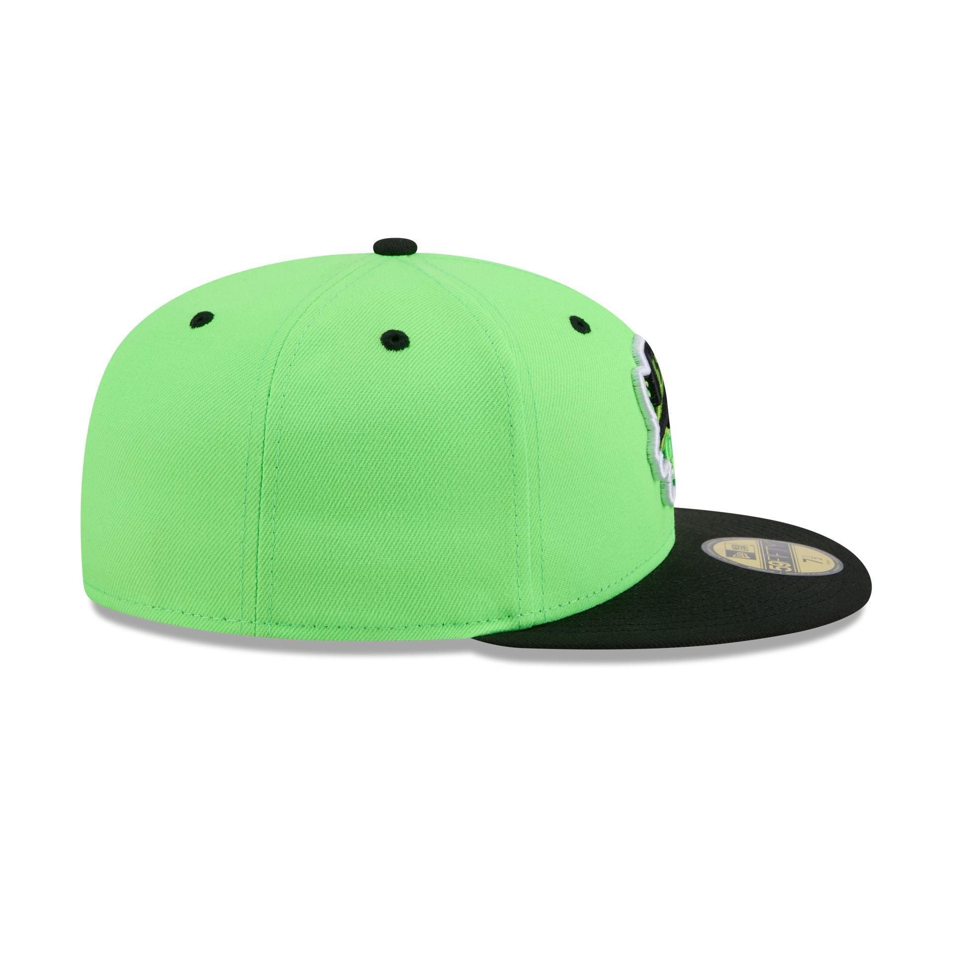 Erie SeaWolves Theme Night Green 59FIFTY Fitted Hat Male Product Image