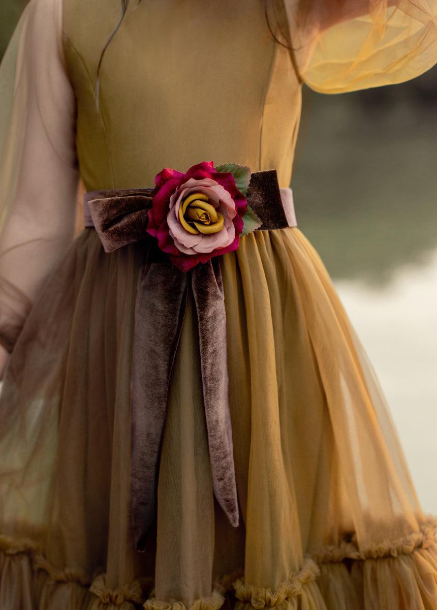 Tianna Dress in Bistre Girls Product Image