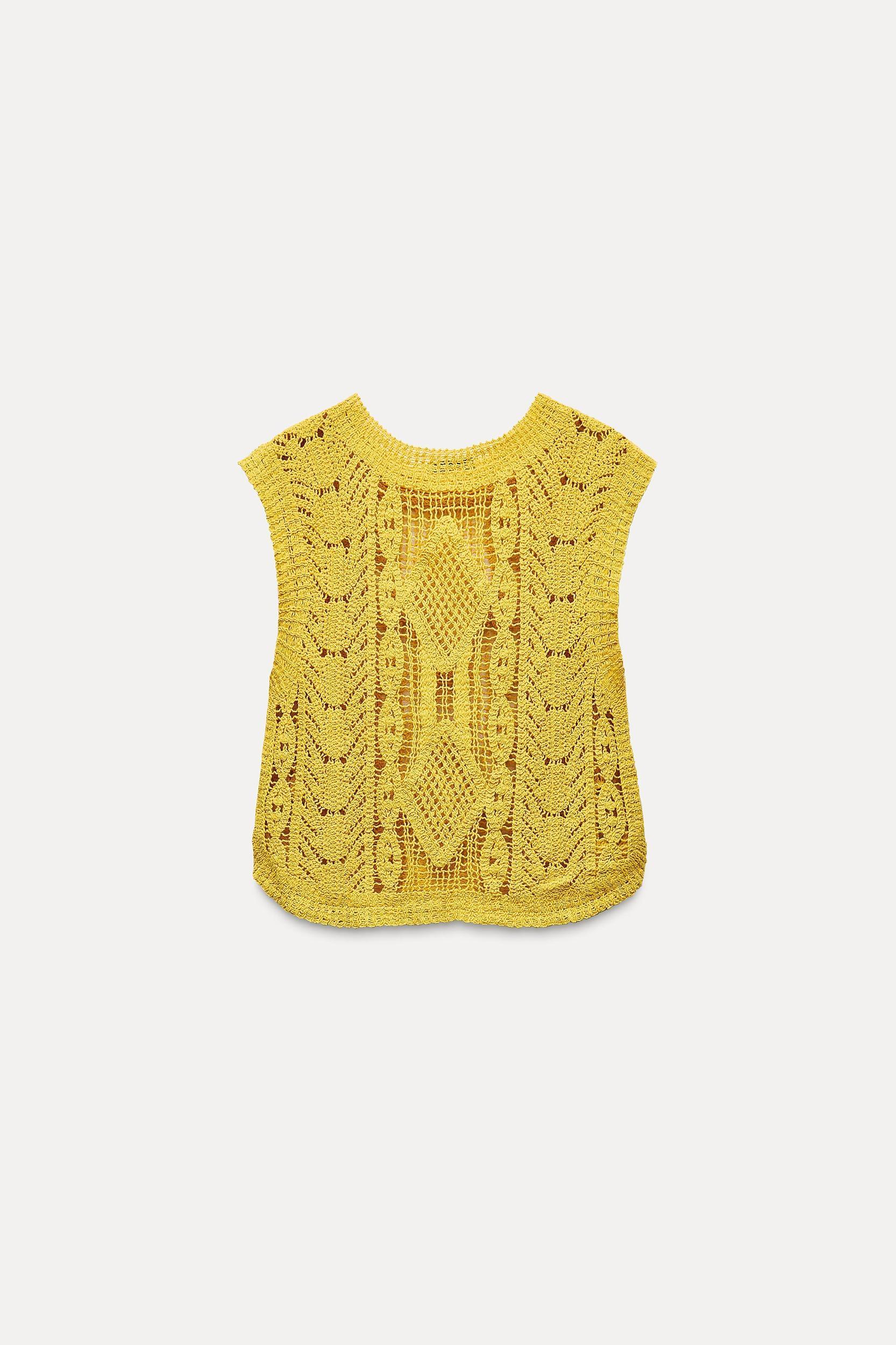 CROCHET VEST TOP Product Image