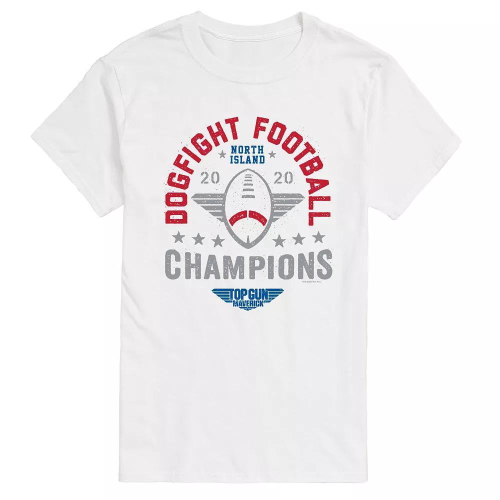 Mens Top Gun Maverick Dogfight Football Tee Product Image