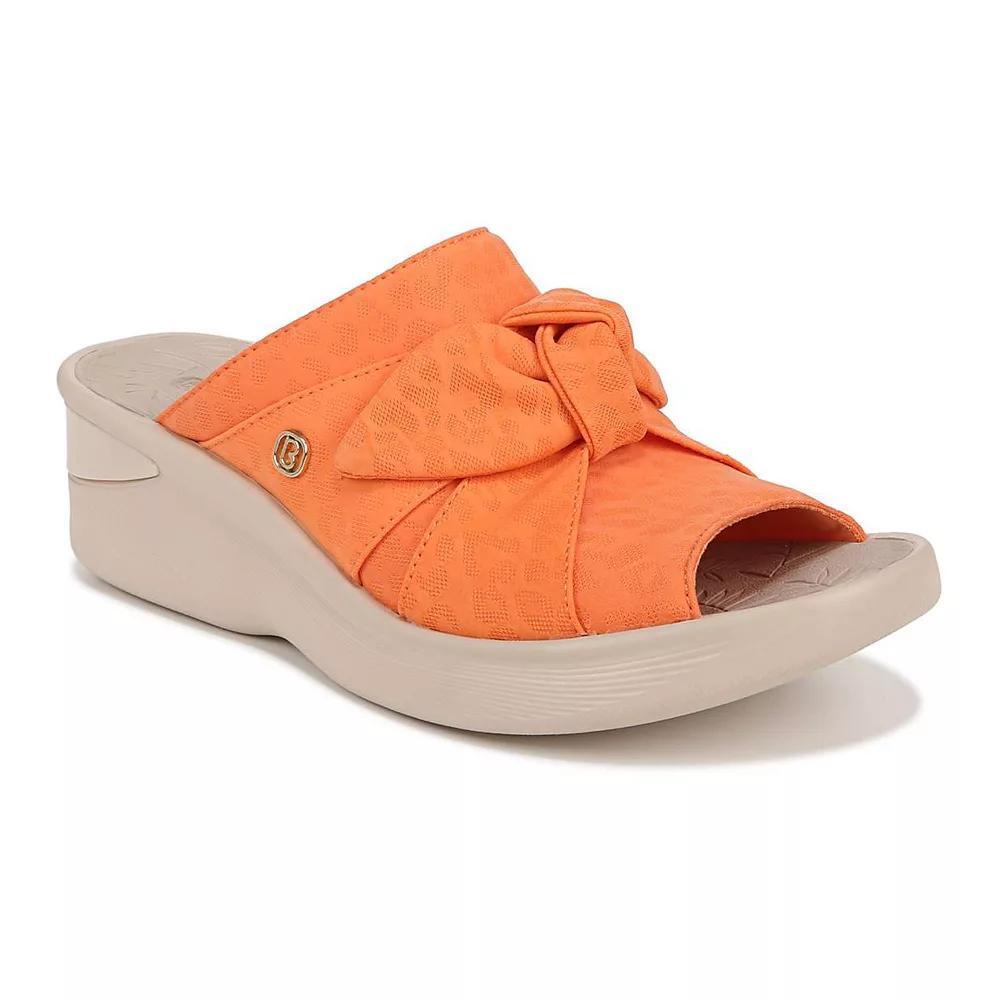 LifeStride Smile Women's Washable Wedge Slide Sandals, Size: 9.5, White Product Image
