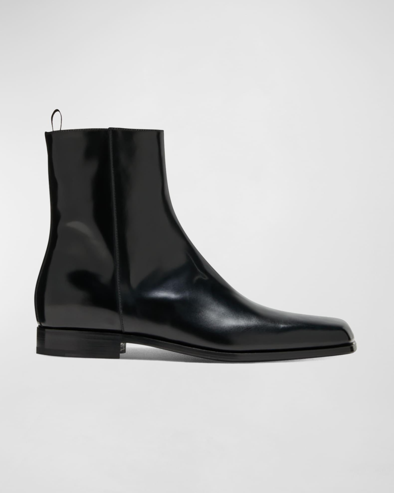 Men's Jokoto Leather Zip Ankle Boots Product Image