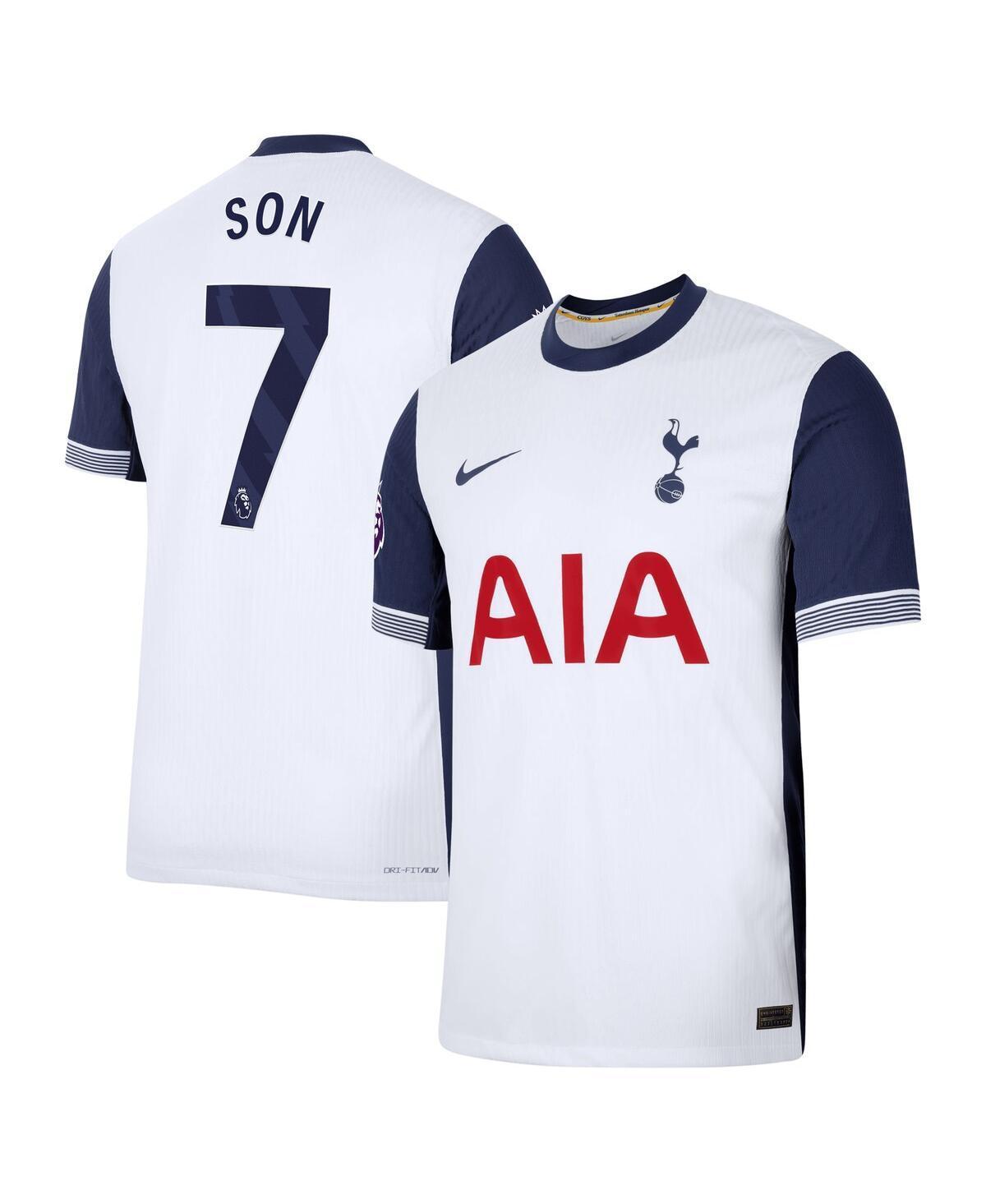 Men's Nike Son Heung-Min White Tottenham Hotspur 2024/25 Home Authentic Player Jersey, Size: Medium, Tot White Product Image