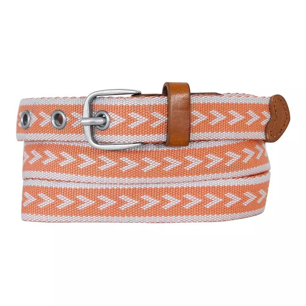 Women's Eddie Bauer 0.8-in. Cascade Woven Belt, Size: XL, Pink Product Image