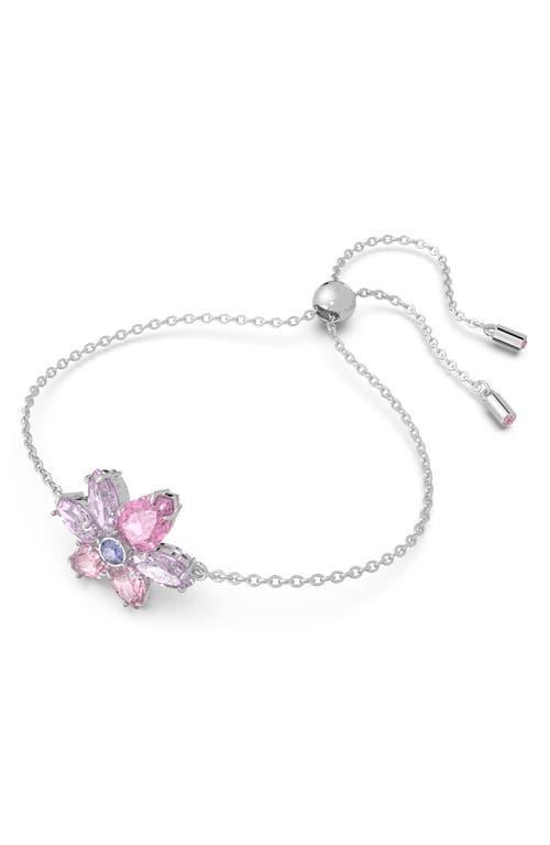 Swarovski Crystal Mixed Cuts Flower Gema Bracelet Product Image