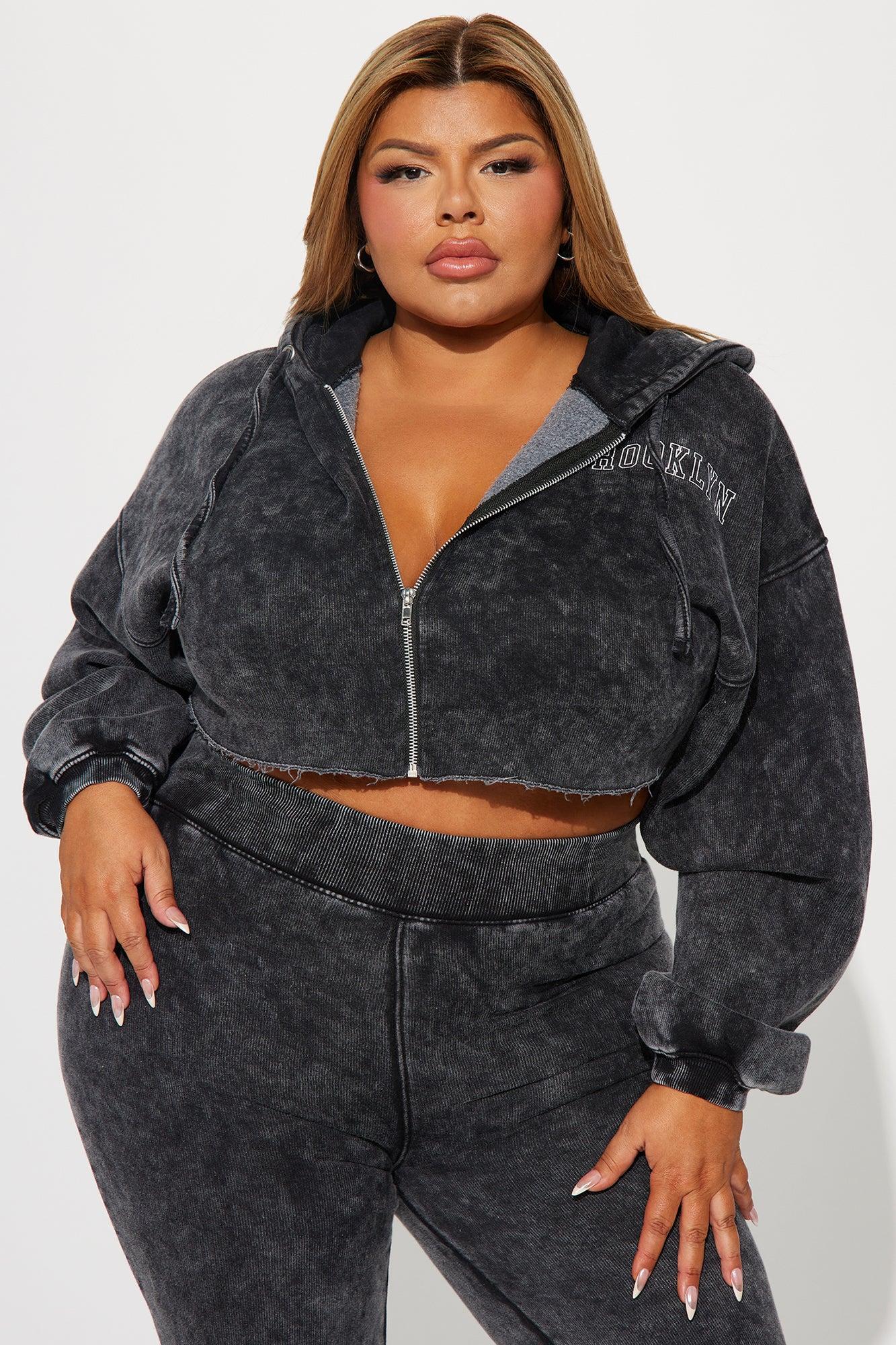 Brooklyn City Washed Hoodie - Black Wash Product Image