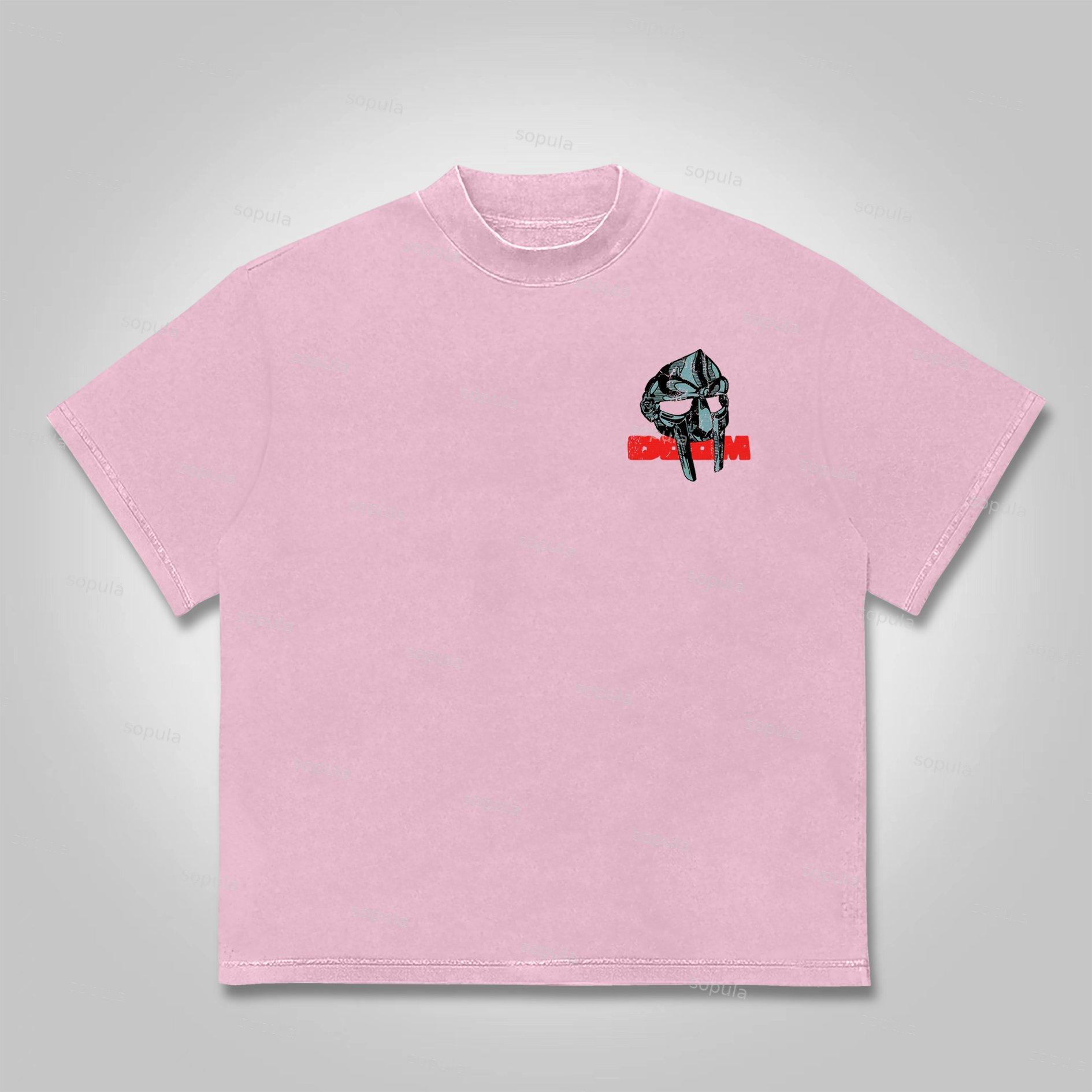 Sopula Vintage The Illest Villain Mf Doom Graphic Print Cotton T-Shirt Product Image